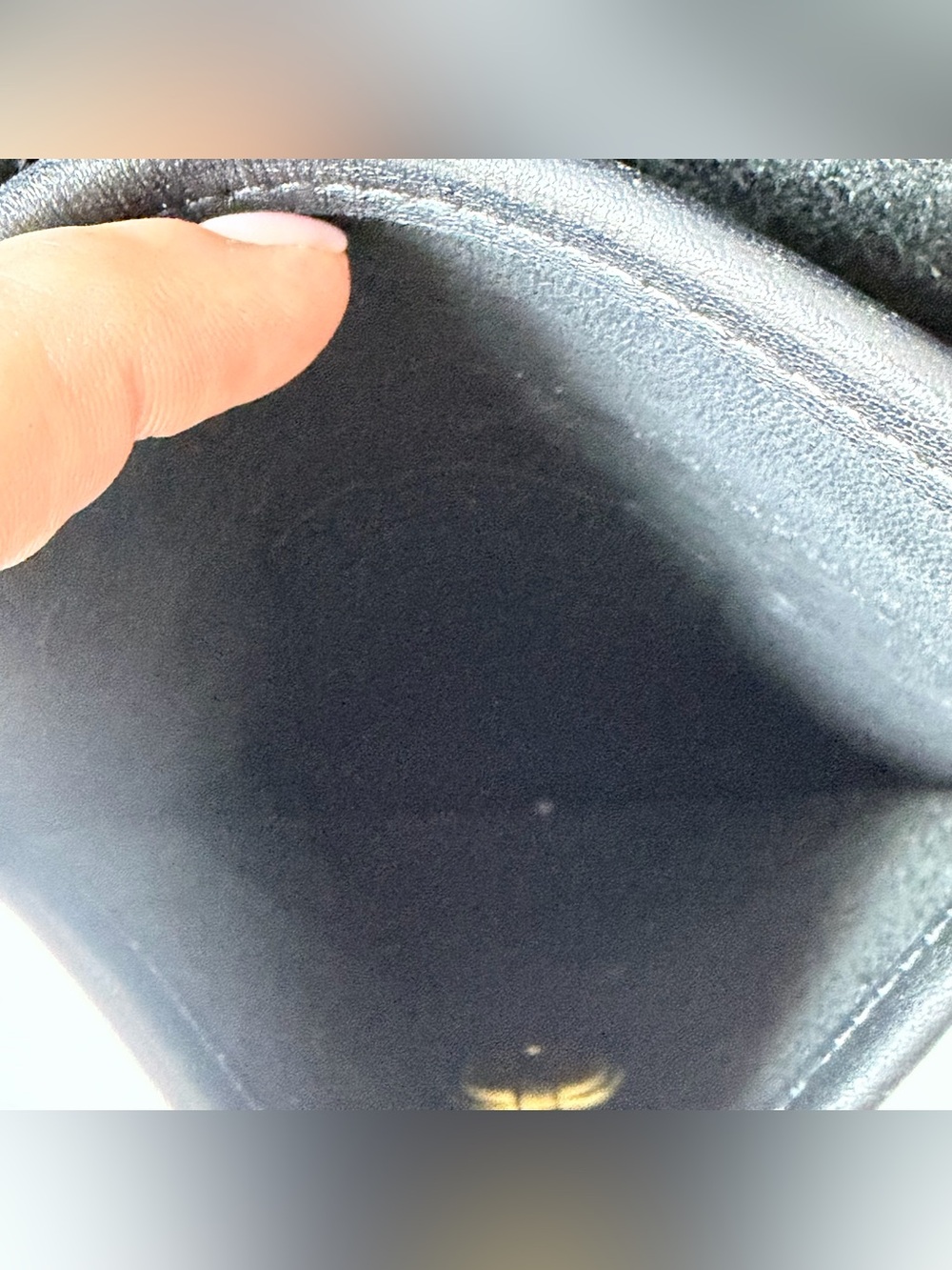 Vintage Coach 9893 Scooter Crossbody Black Leather Hang Tag - Picture 11 of 12